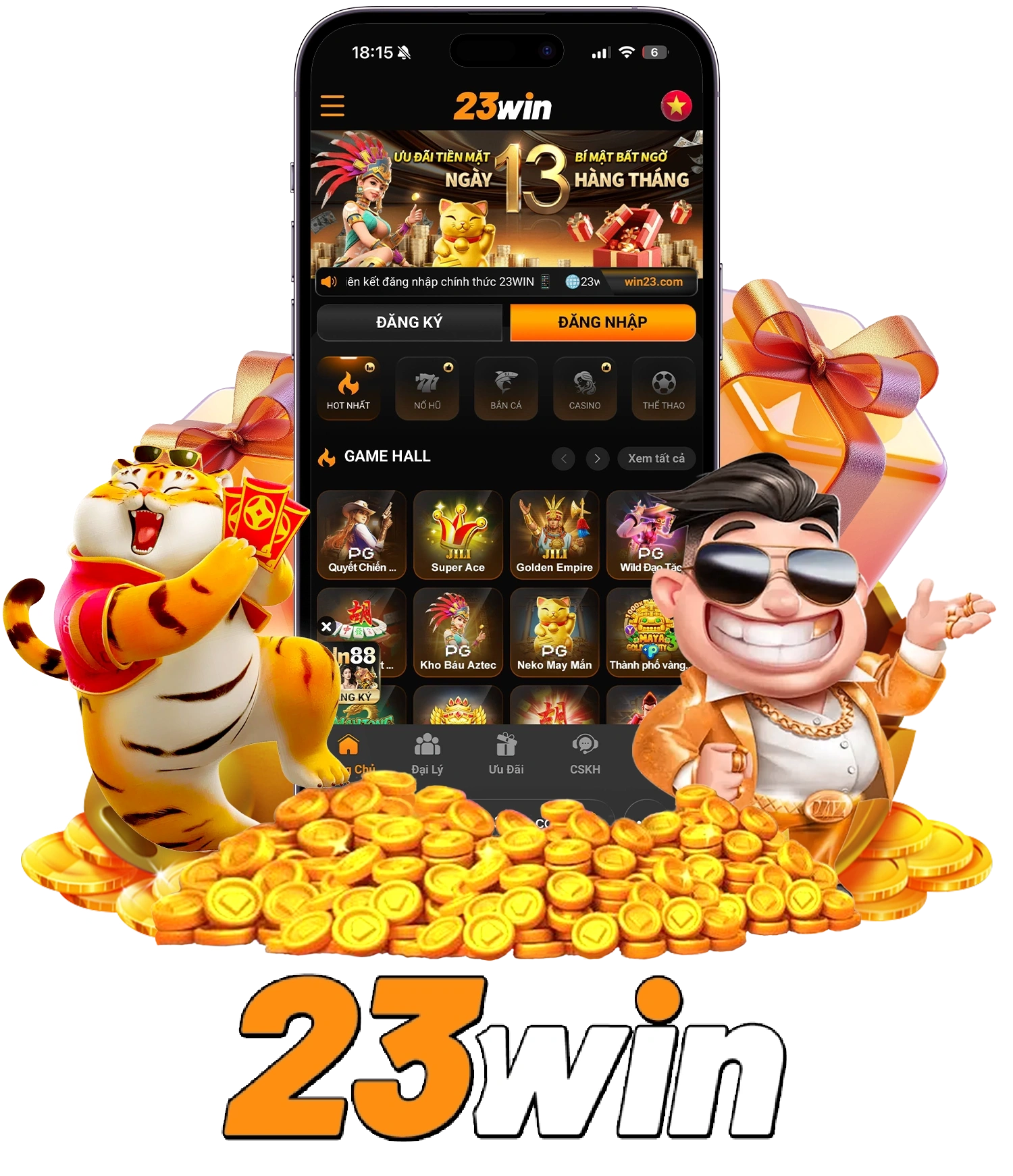 Truy cập 23Win trên thiết bị di động